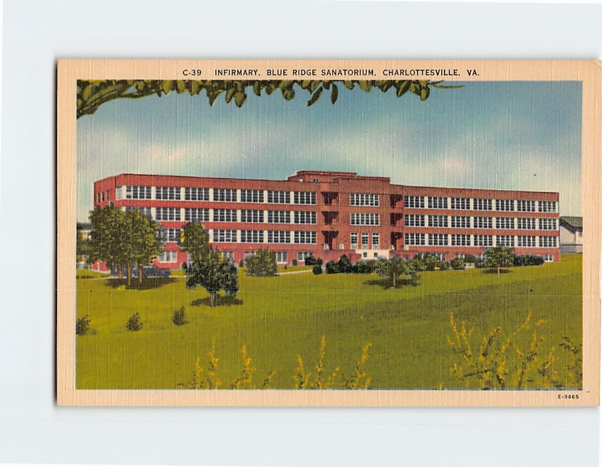 Postcard Infirmary, Blue Ridge Sanatorium, Charlottesville, Virginia