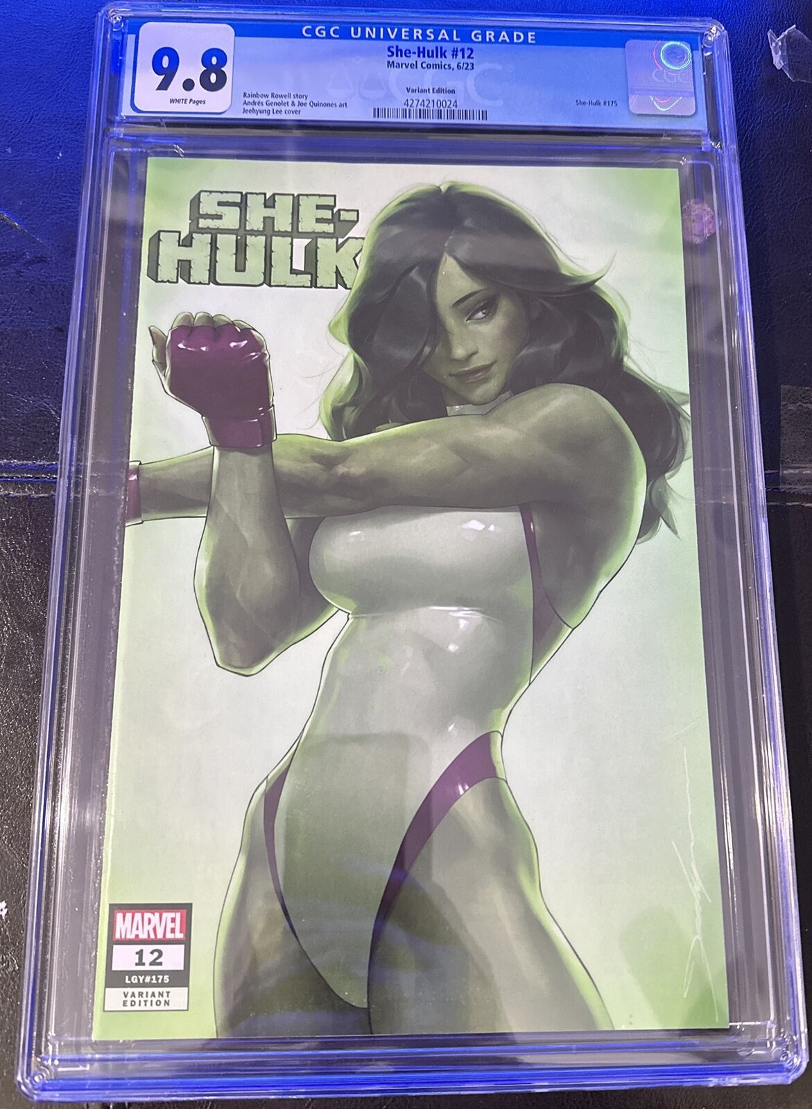 She-Hulk #12 (2023)- Jeehyung Lee Cover Variant- CGC 9.8