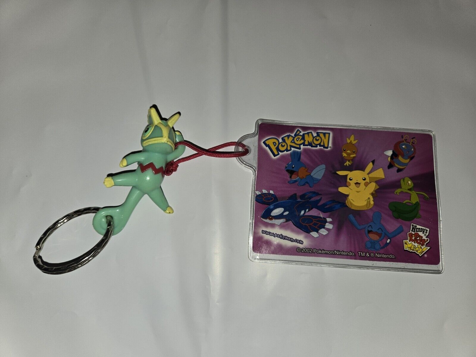 2002 Pokémon Kecleon Wendy’s Kids Meal Keychain Duskull Card 13/15