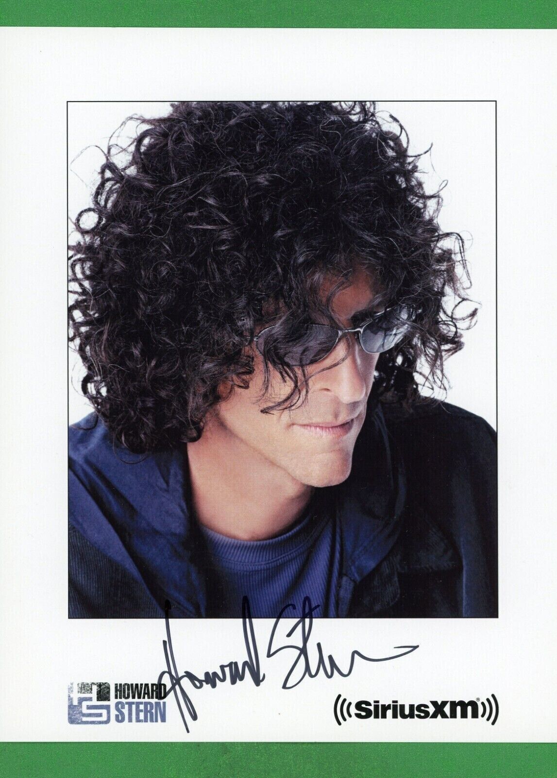HOWARD STERN AUTOGRAPHED SIGNED 8X10 SIRIUS XM PROMO 100622