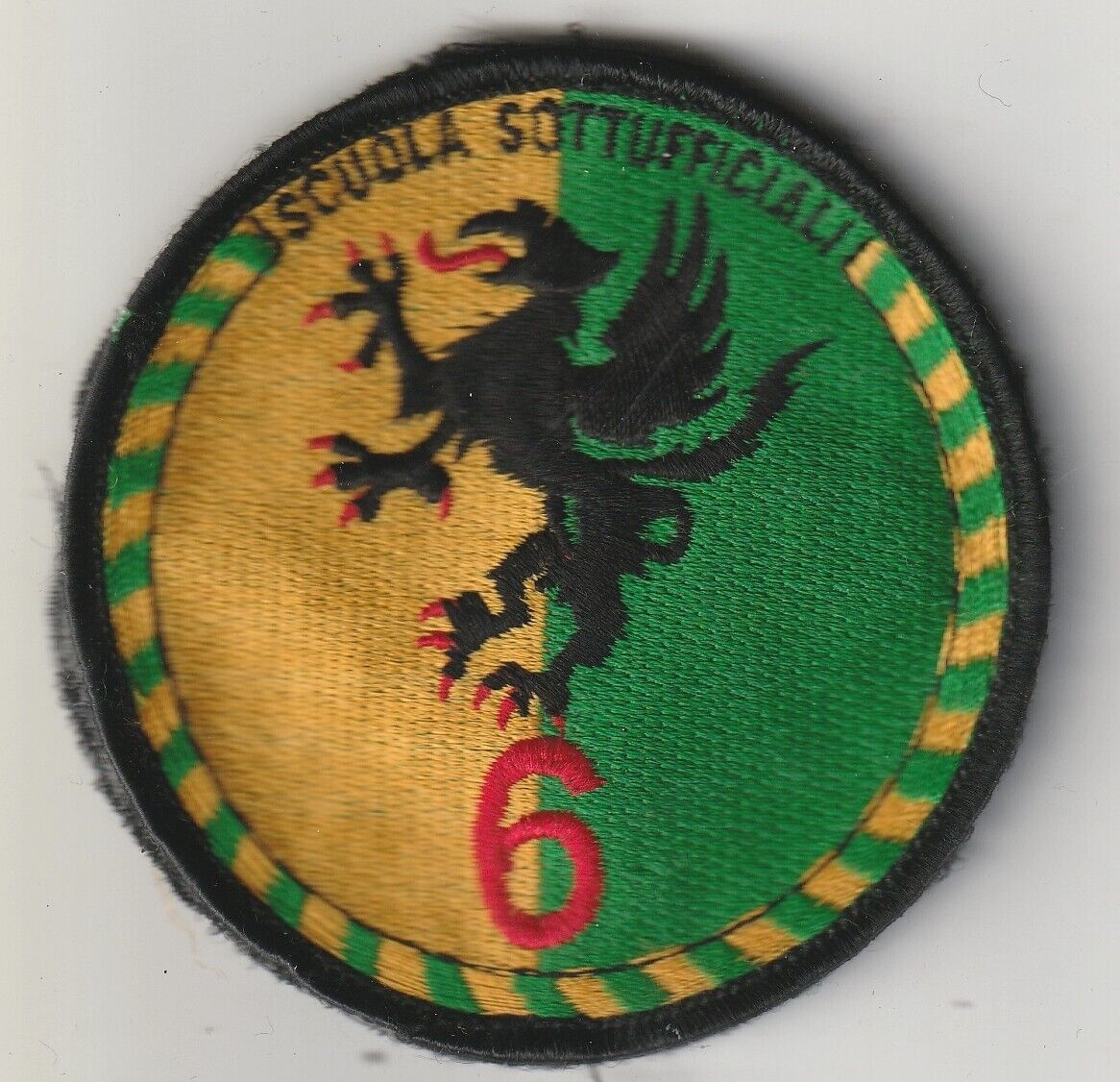 Italy army Scuola sottufficiali Fermezza 6  Military Academy patch