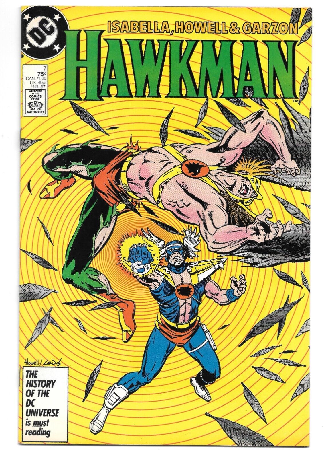 Hawkman #7 (Feb 1987, DC) VF+ COMBINED SHIPPING L@@K
