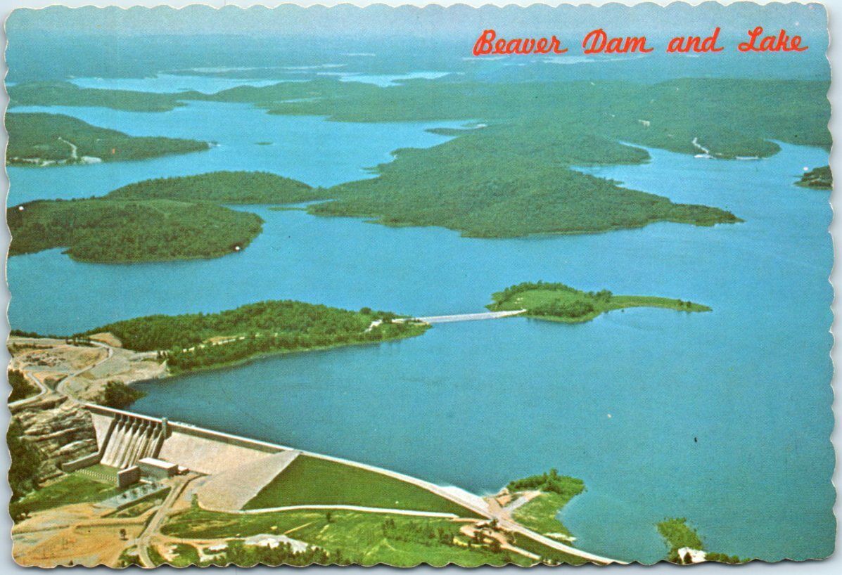 Postcard - Beaver Dam and Lake, Ozark Hills - Arkansas
