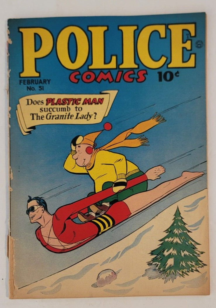 POLICE COMICS #51 FEBRUARY 1946 COMIC MAGAZINES