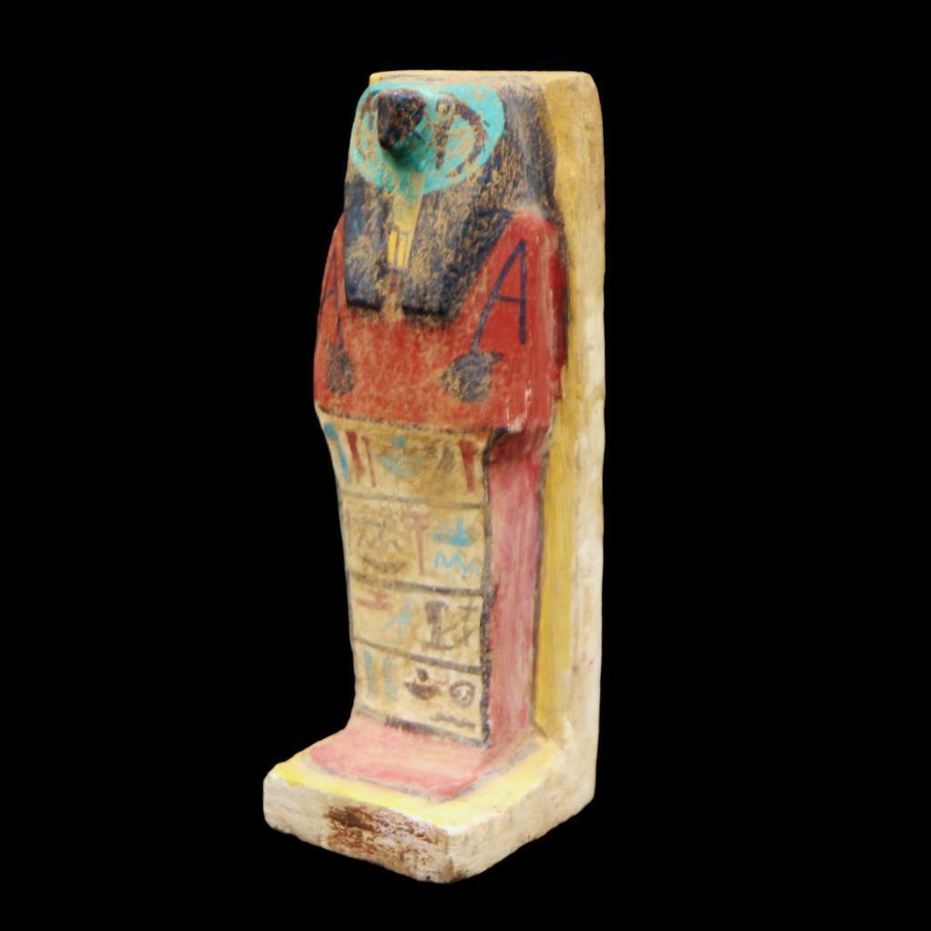 XX-LARGE Antique Egyptian WOOD Ushabti Shabti Statue Funerary Figurine Afterlife