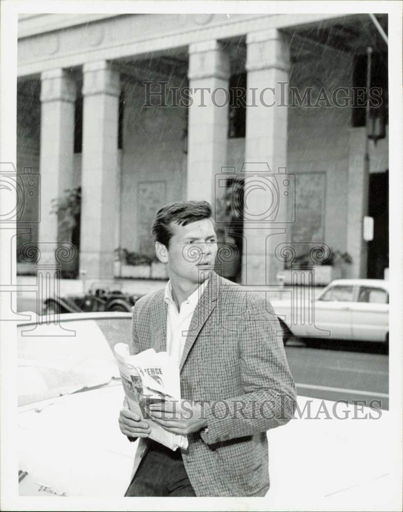 1962 Press Photo Actor Gary Lockwood on \