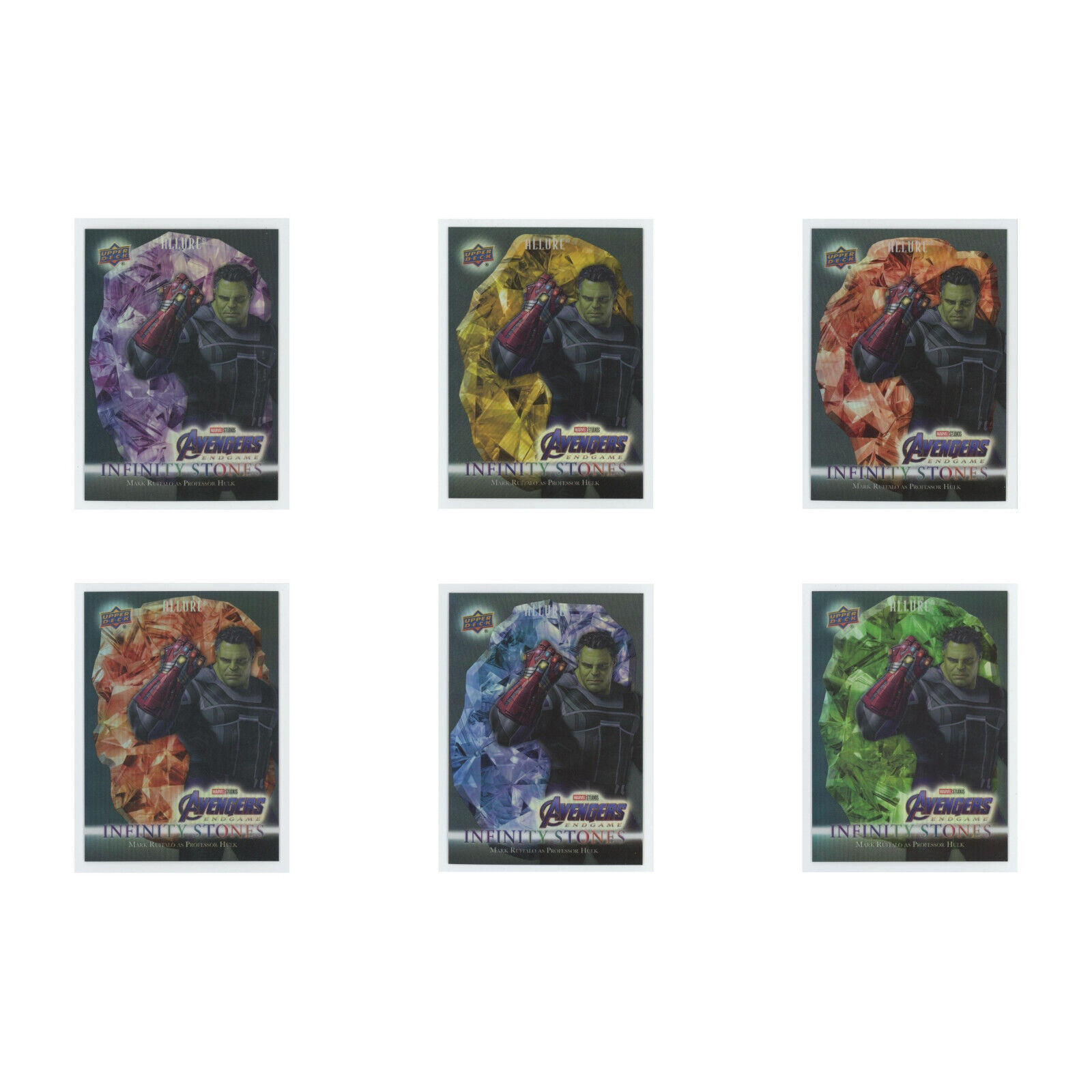 Infinity Stones Professor Hulk #IS8 6 Card Lot #/299 2022 Upper Deck Marvel NM