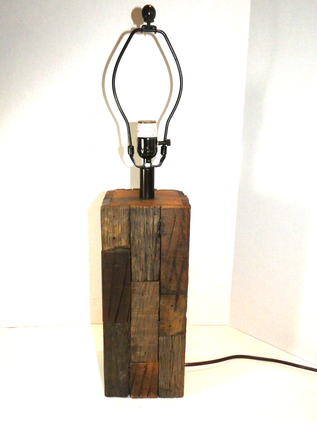 Vintage Drift Wood Table Lamp 26\