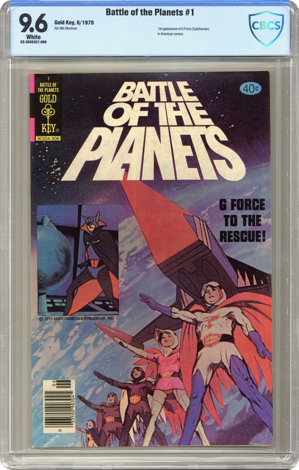 Battle of the Planets #1 CBCS 9.6 1979 Gold Key 22-35023C7-006