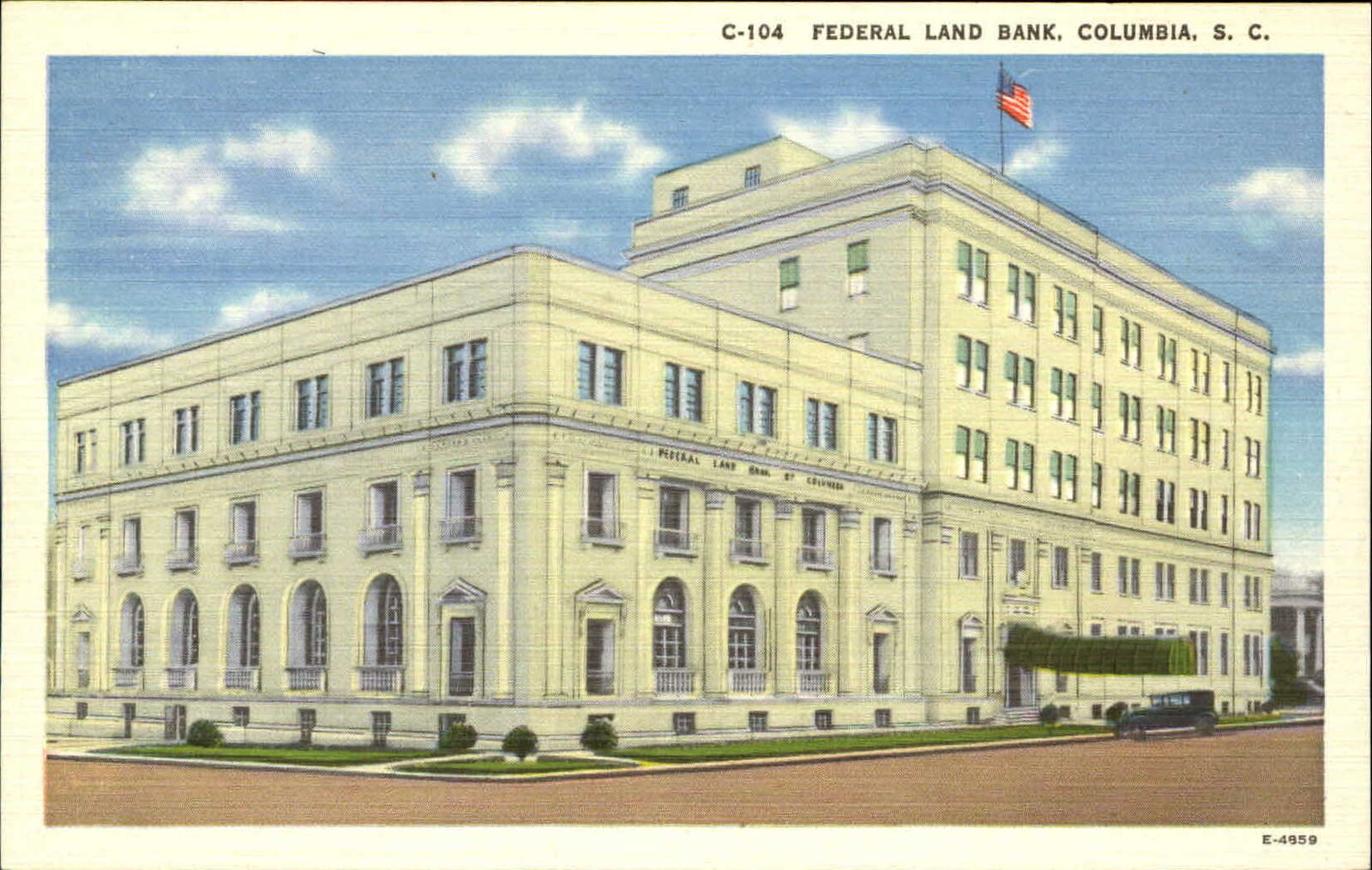 Federal Land Bank Columbia South Carolina SC 1930s
