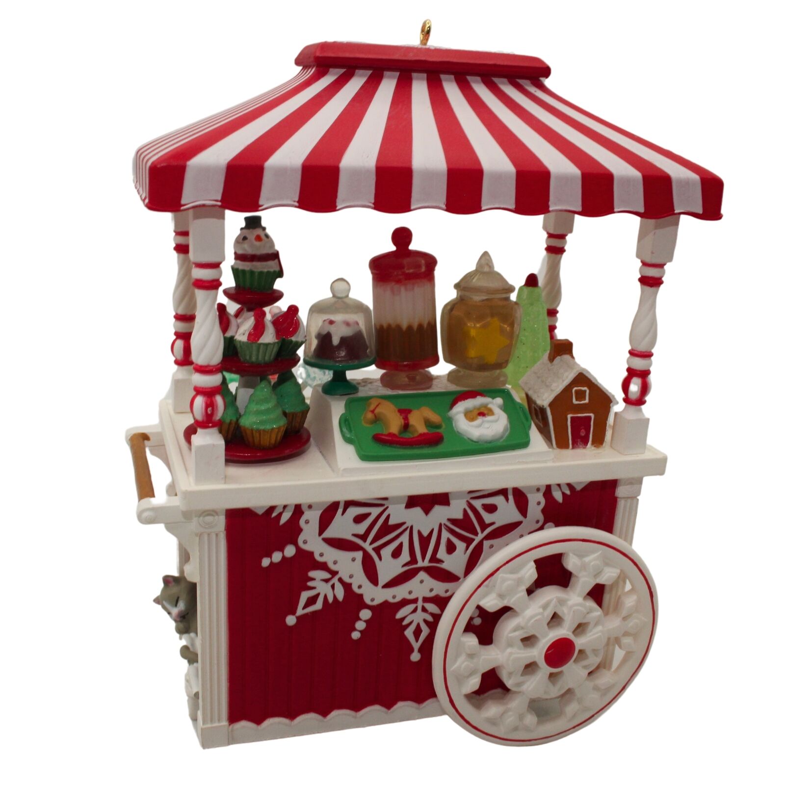 Hallmark Ornament: 2018 Santa's Sweet Treat Cart | QXC5313 | Event Exclusive