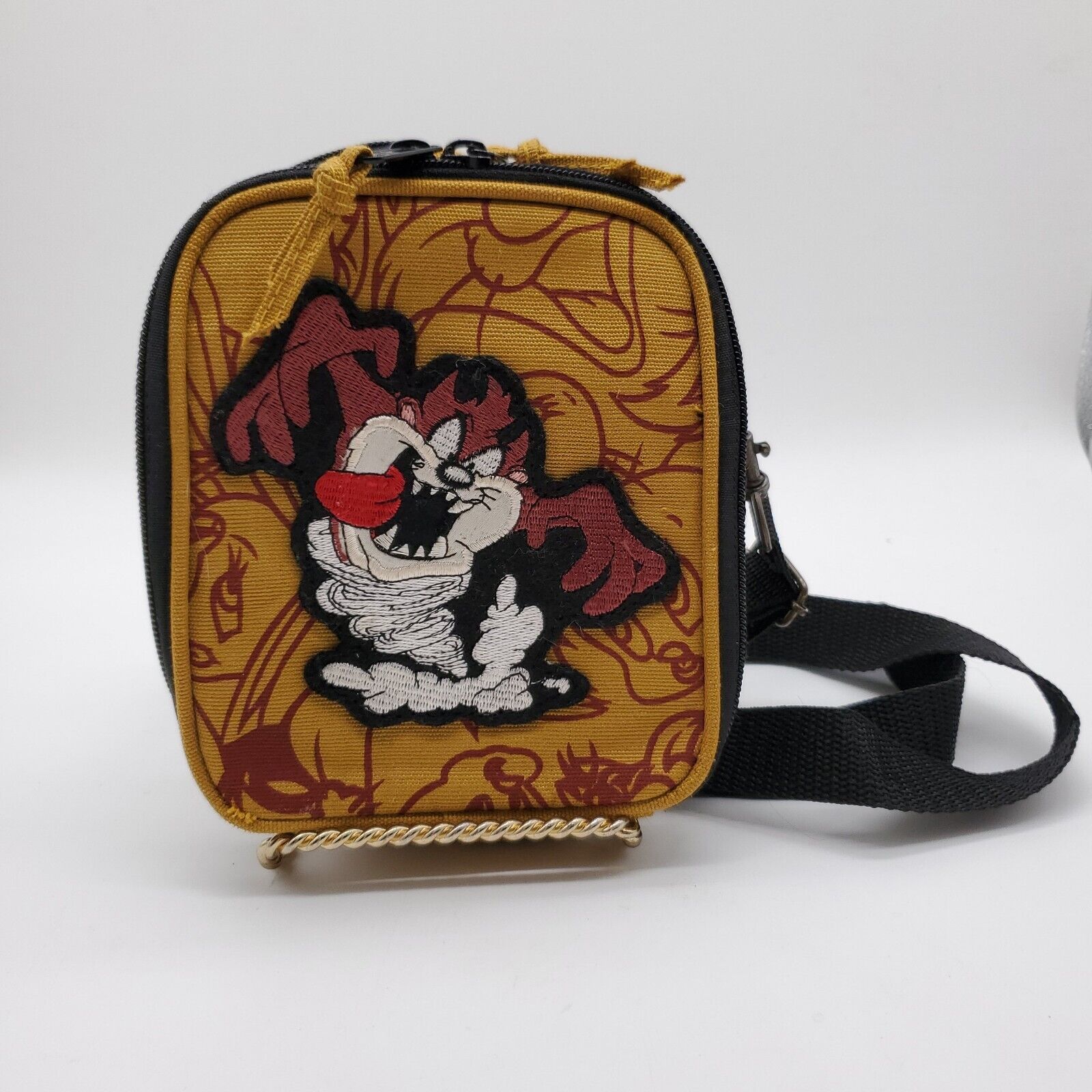 Vintage Looney Tunes Rare Tasmanian Devil Mini Backpack / Purse /Bag Convertible