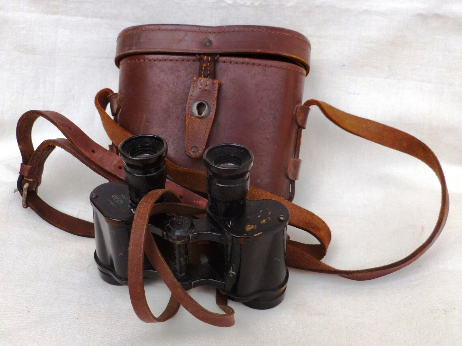 WWII KERSHAW MKII English Binoculars Dated 1945 ORIGINAL GB UK Commando Marine