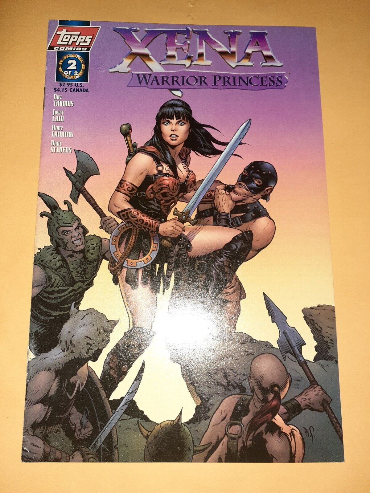 Xena Warrior Princess # 2 Dave Stevens Cover 1997 Topps