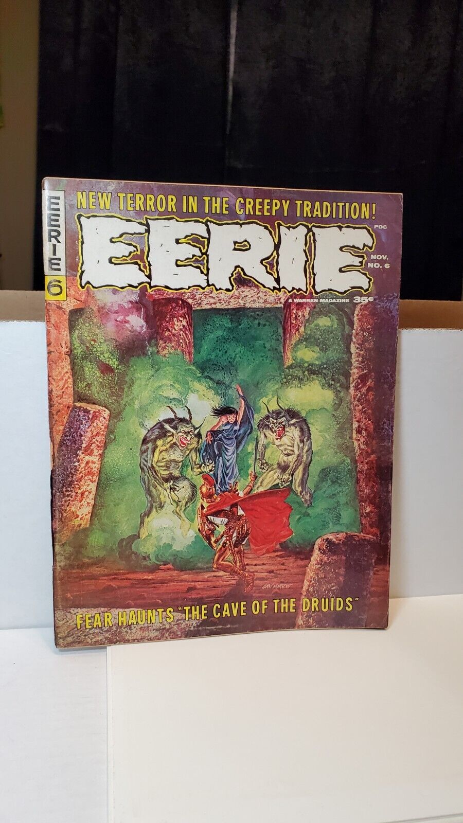 EERIE #6, magazine, Warren, 1966; J Craig, A Torres, S Ditko, R Crandall art