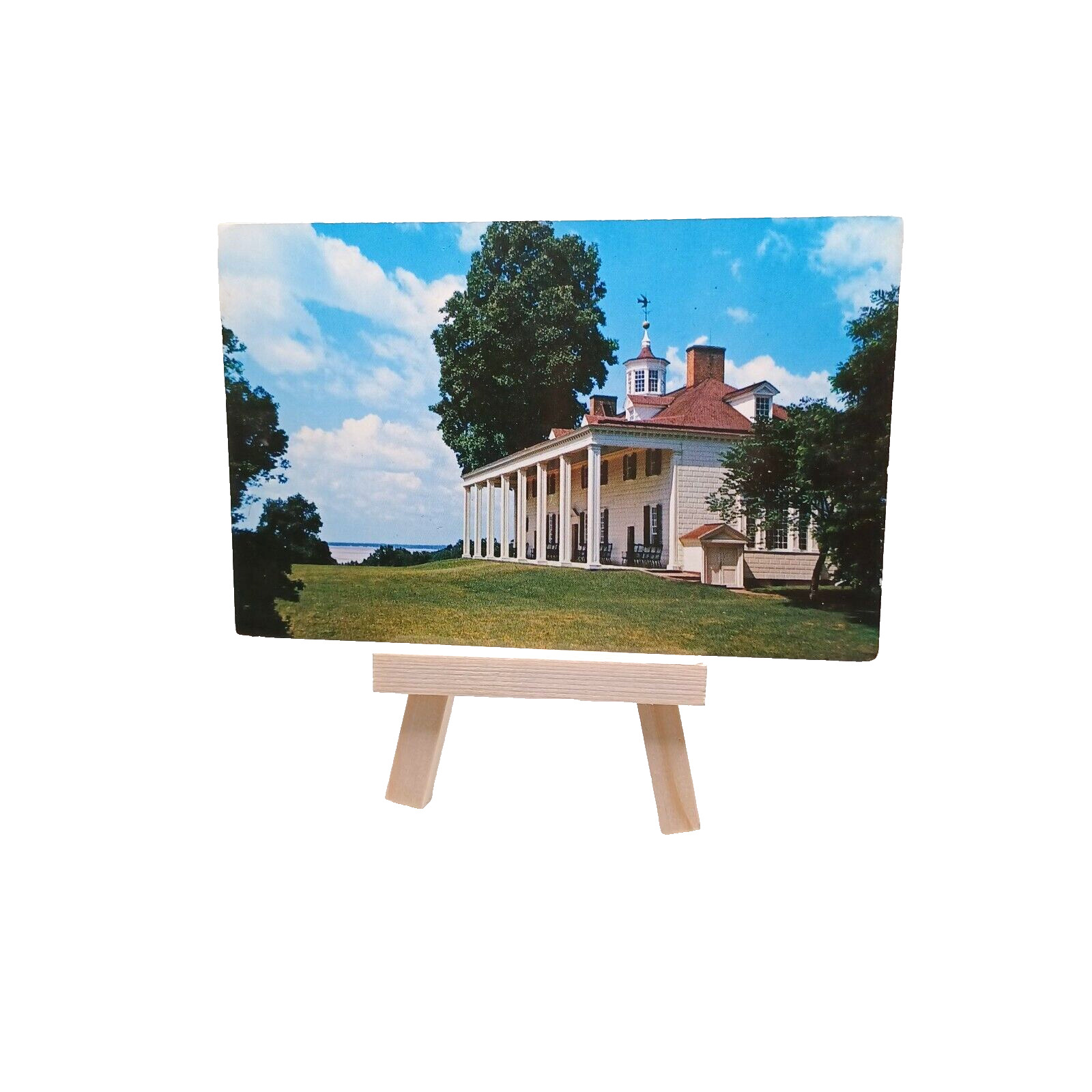 Postcard East Front of Mount Vernon, The Home Of Washington Virginia UNP