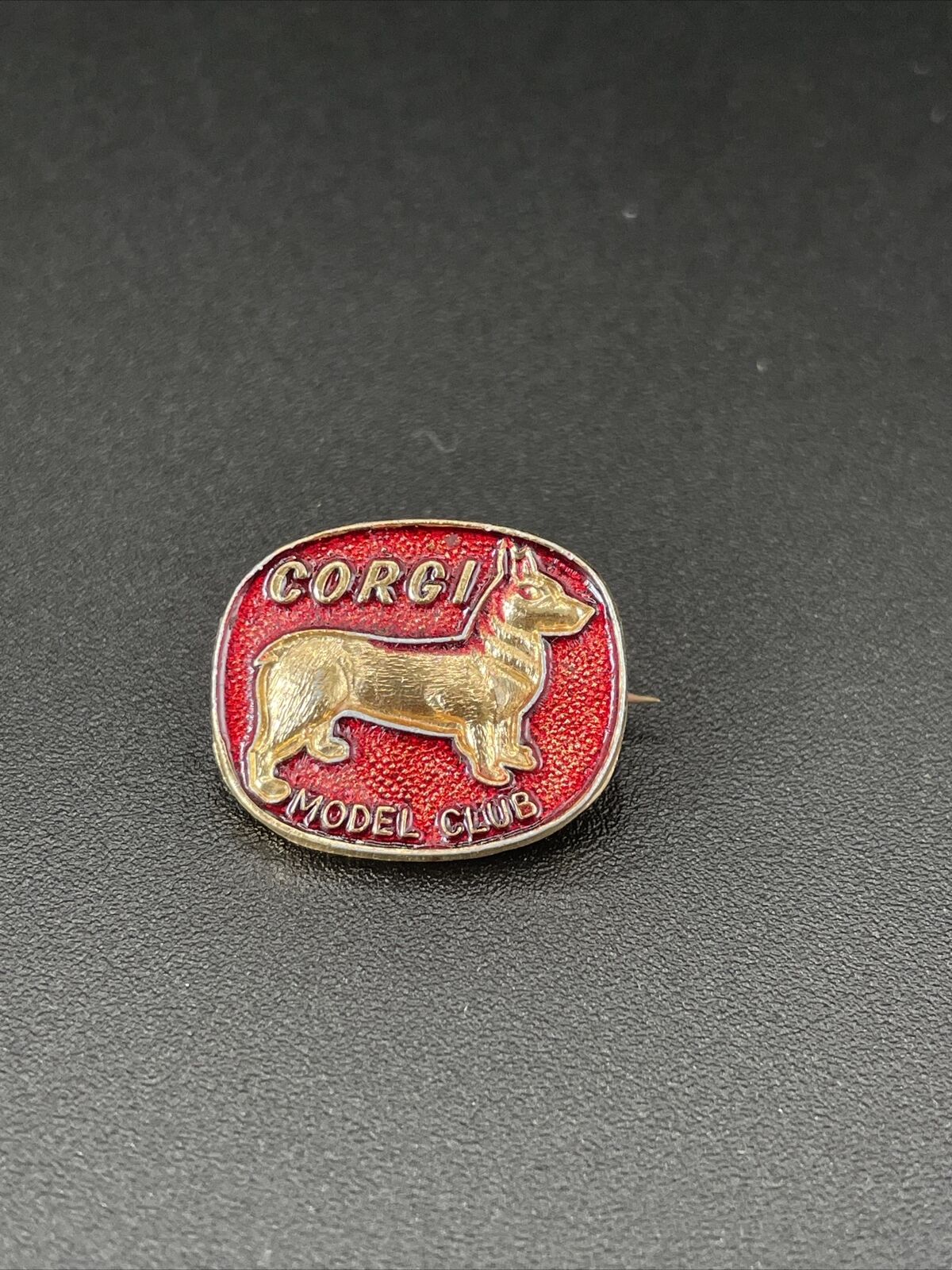 Corgi Model Club Pin Vintage Dog Collectible
