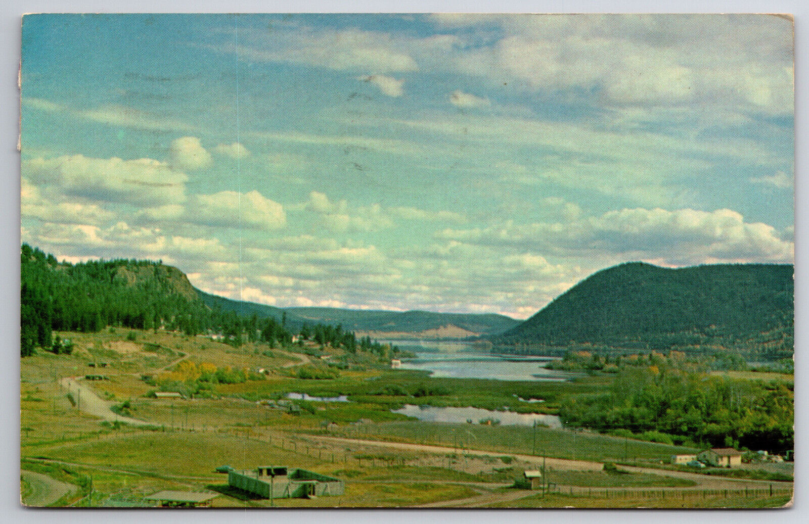Vintage Canada Postcard Williams Lake B.C. Posted Jun. 29, 1964