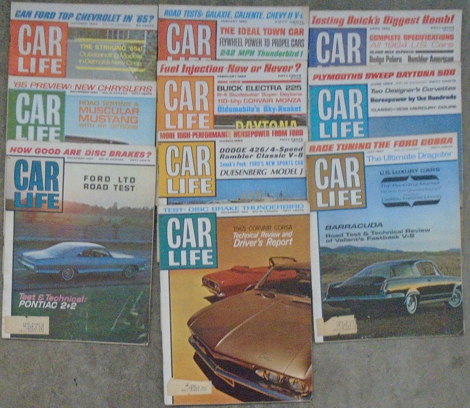Ten 1964 Car Life Issues Only Missing the May And August Issues
