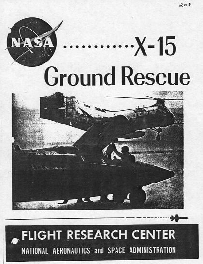 X-15 Jet Rocket rare historical manual archives 1950\'s NASA space exploration 
