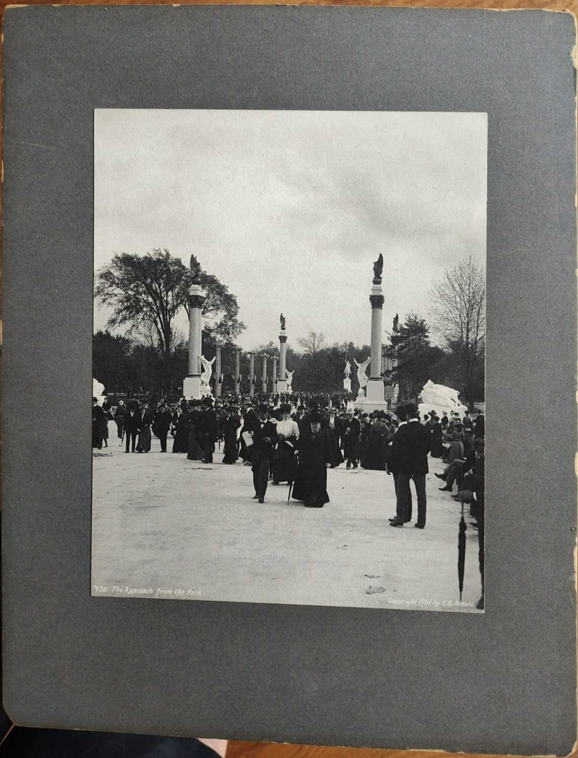 1901 Pan American Exposition Buffalo NY 11 x 14 Photo Approach from the Park