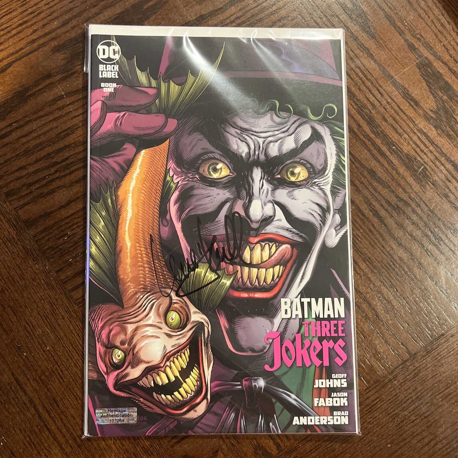 Mark Hamill Signed Three Jokers #1 DC Comic With COA