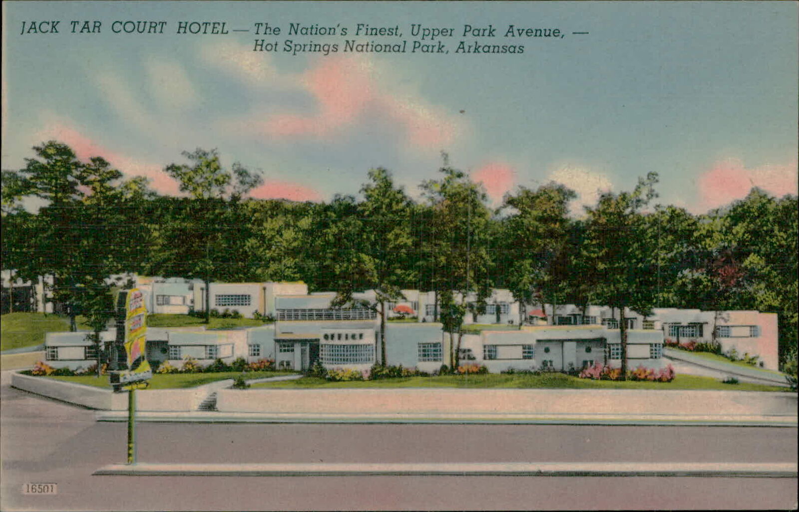Postcard: JACK TAR COURT HOTEL - The Nation\'s Finest, Upper Park Avenu
