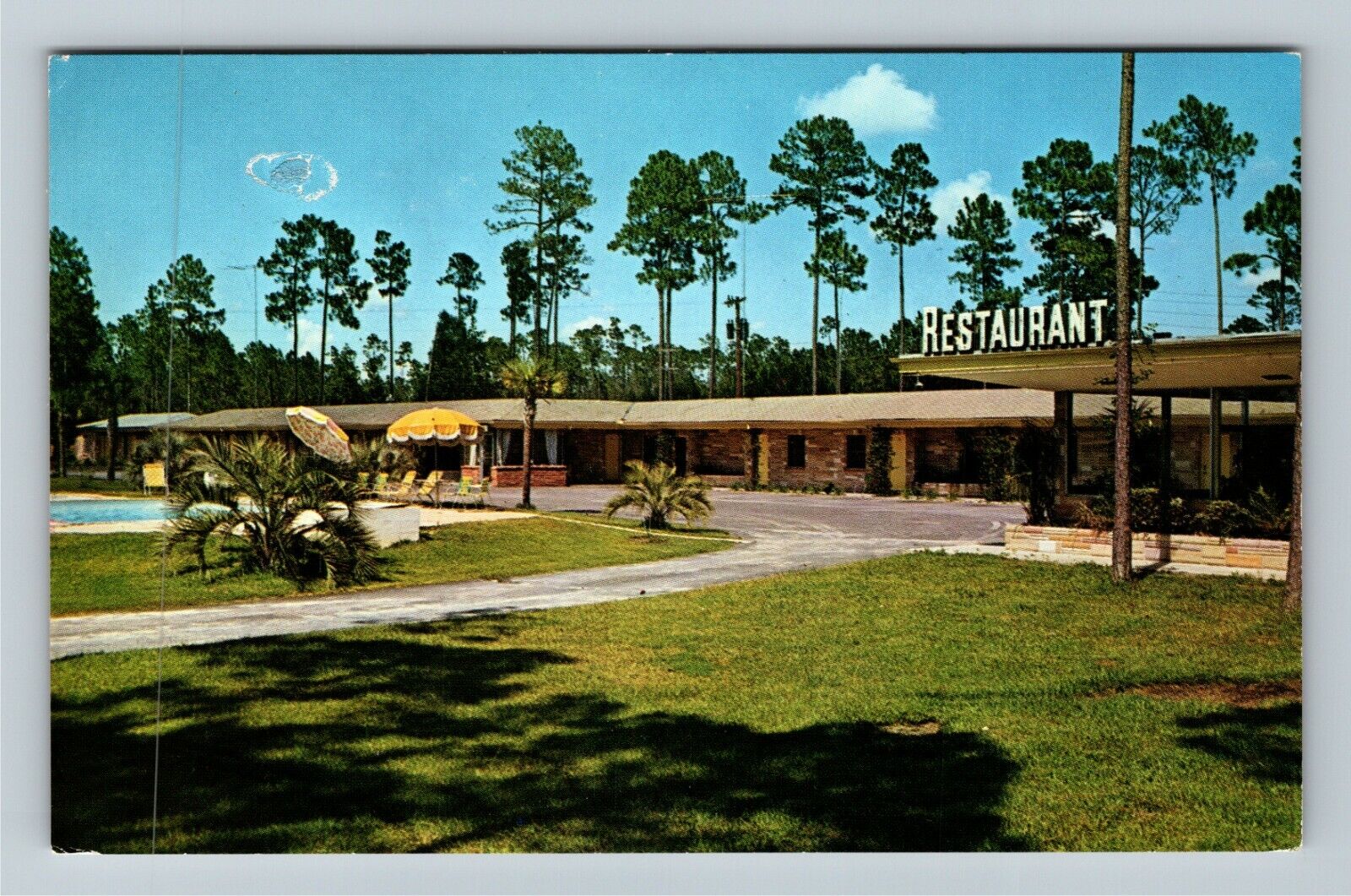 North Nahunta GA-Georgia, Paloma Court & Restaurant, Antique Vintage Postcard