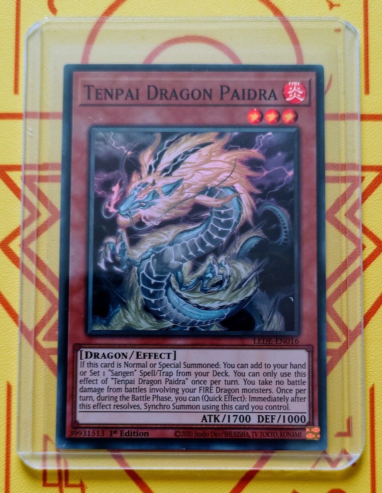 Tenpai Dragon Paidra (Super Rare) - LEDE-EN016 - Yu-Gi-Oh TCG