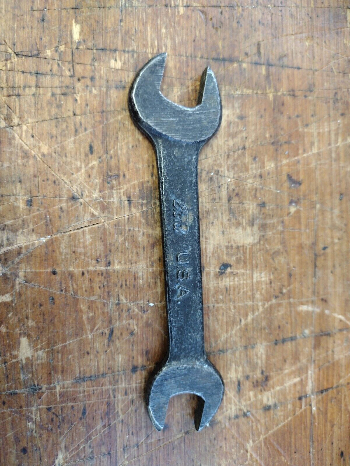 Small Vintage FORD Script Wrench - Open End  Marked \