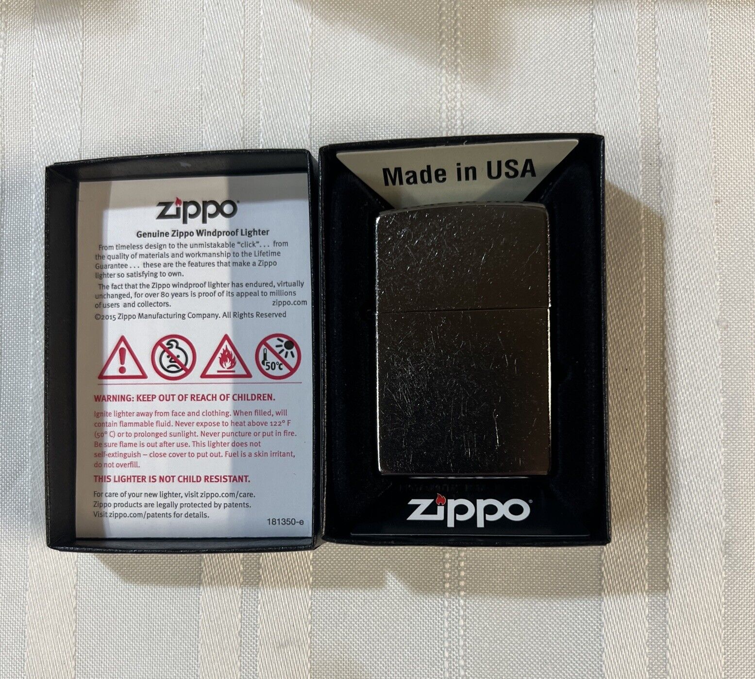 Lot of 10 Zippo 207 Regular Street Chrome Lighter New SEALED Lot Of 10.