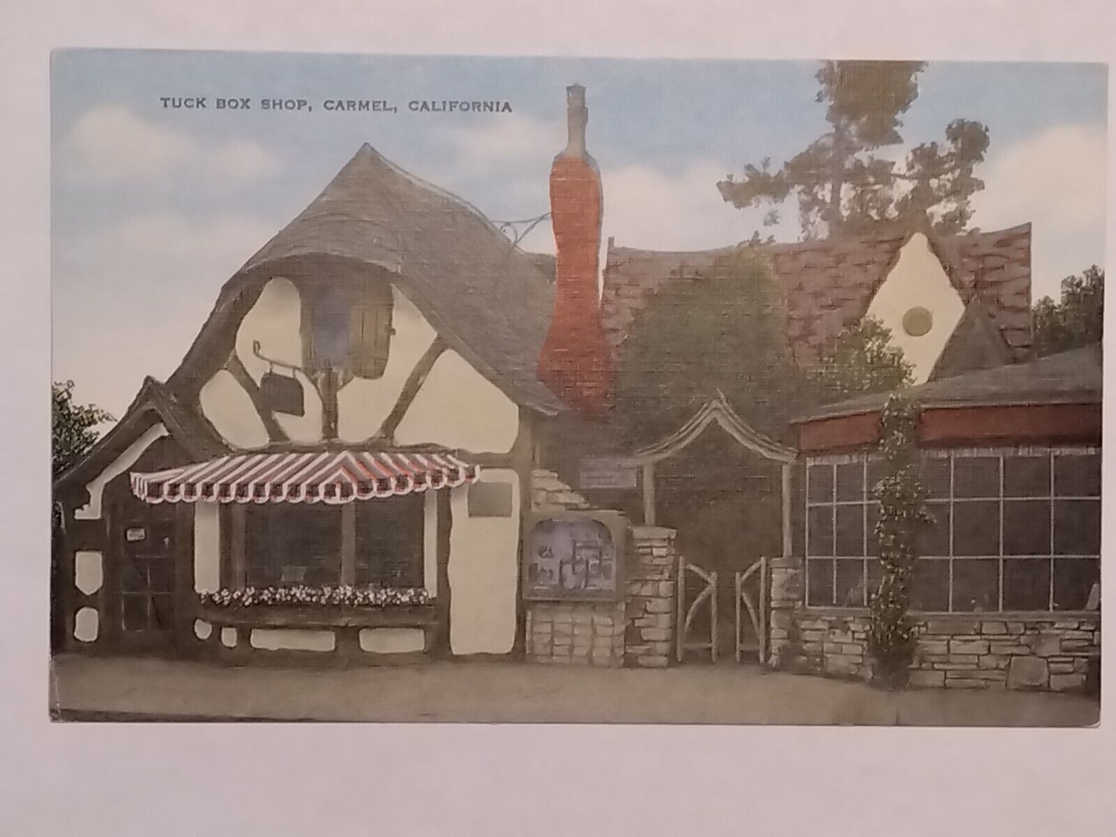 Tuck Box Shop Carmel California  Postcard