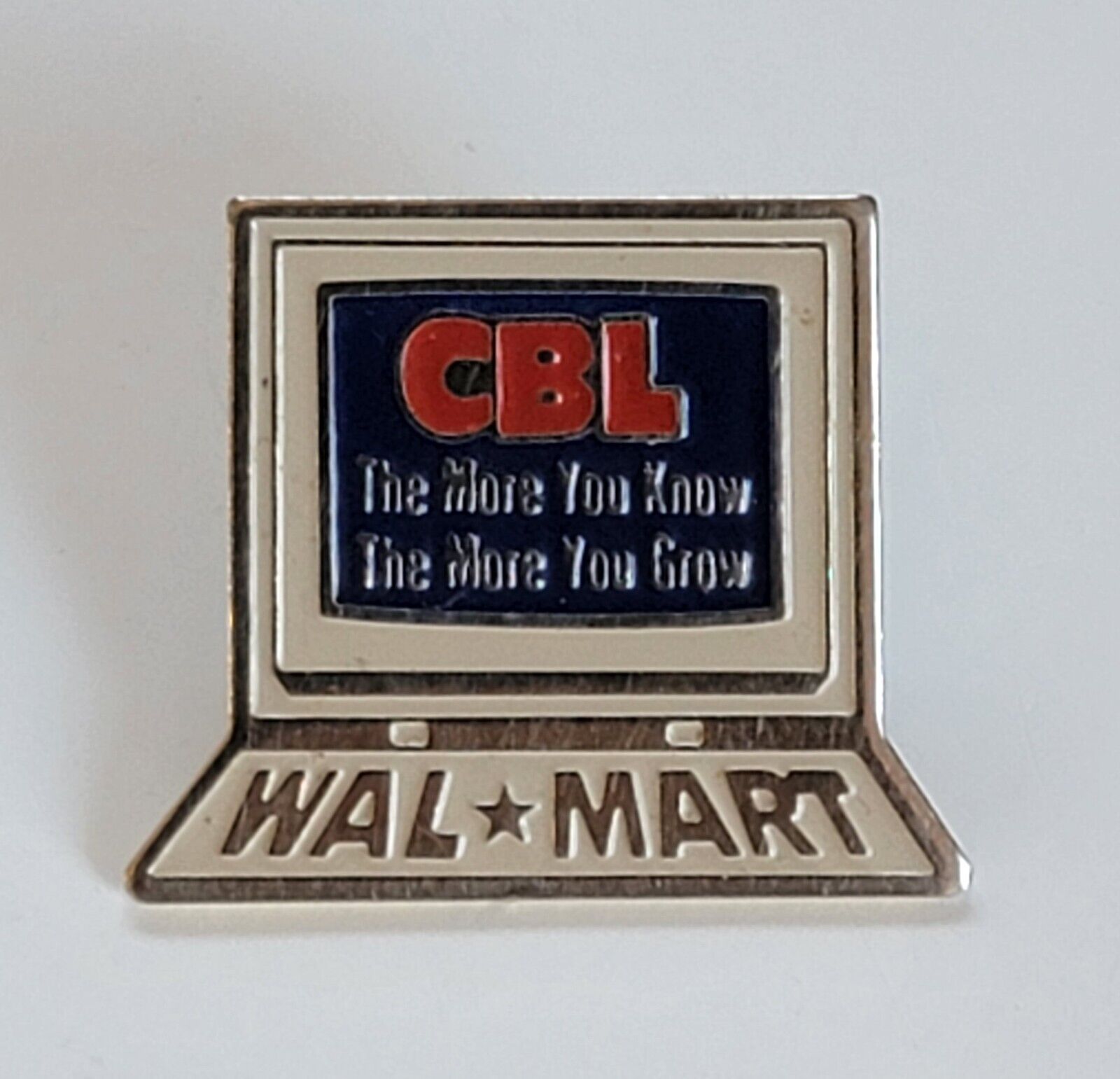 CBL Hogeye Walmart The More You Know The More You Grow Enameled Lapel Hat Pin.