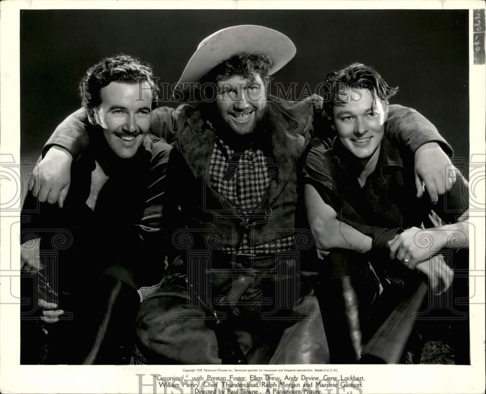 1939 Press Photo Andy Devine, Preston Foster & Co-Star in \