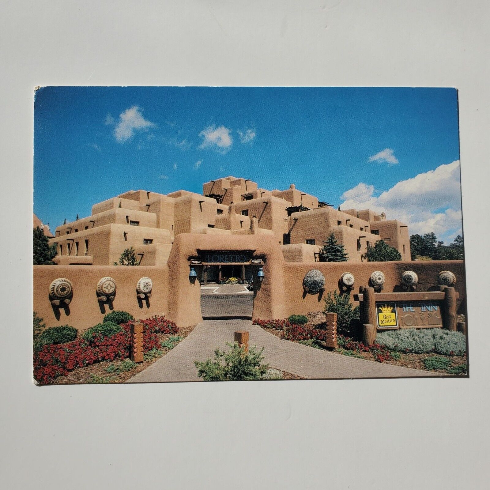 Inn at Loretto Postcard Santa Fe NM Postcard Chrome Divided