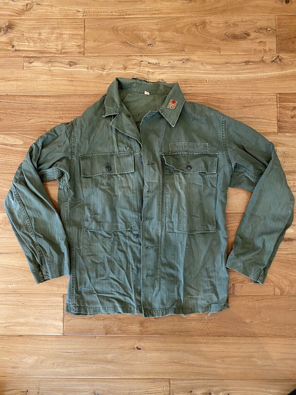 vintage army jacket 1965 large