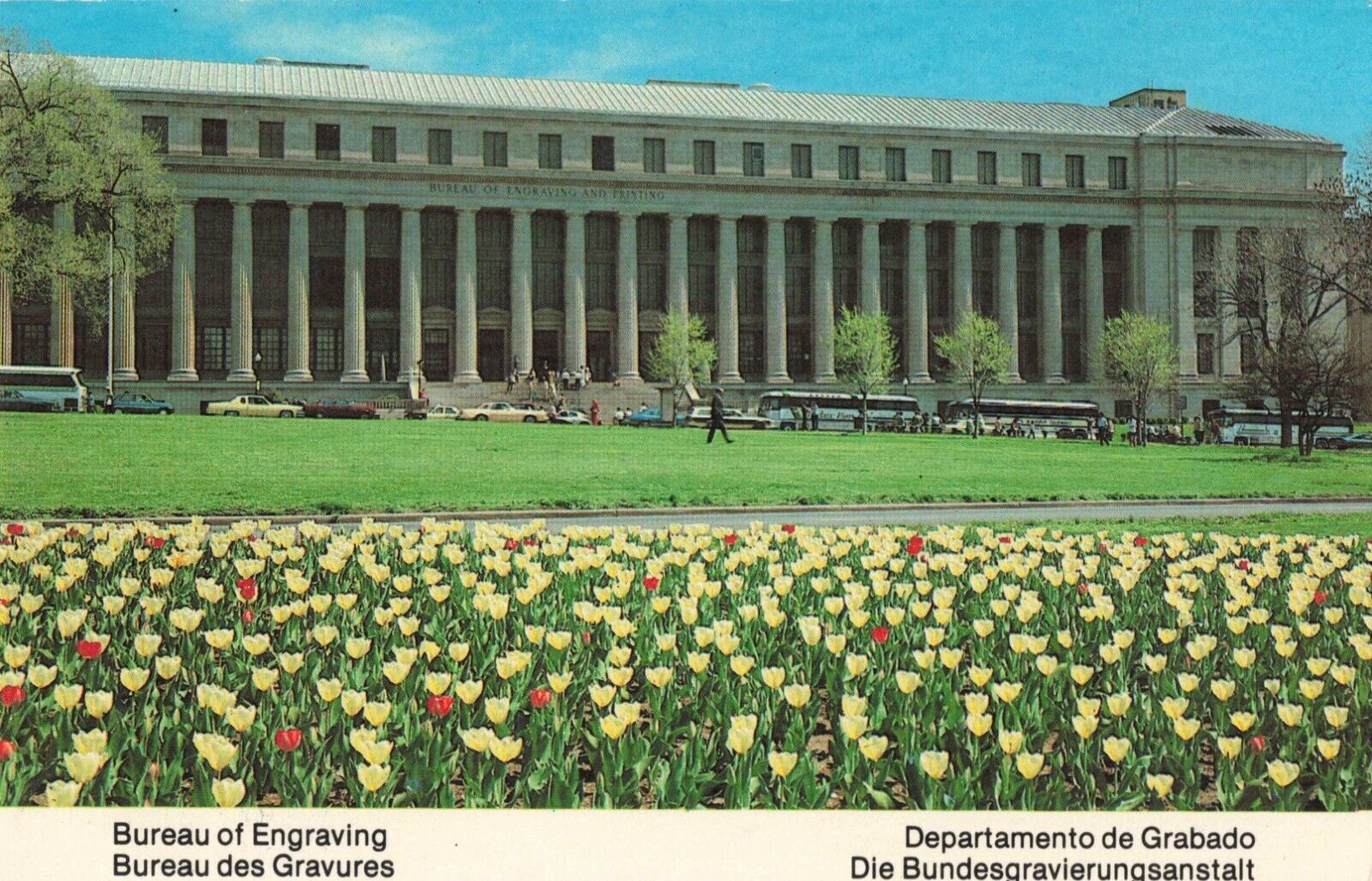 Washington DC, Bureau of Engraving & Printing Building, Vintage Postcard