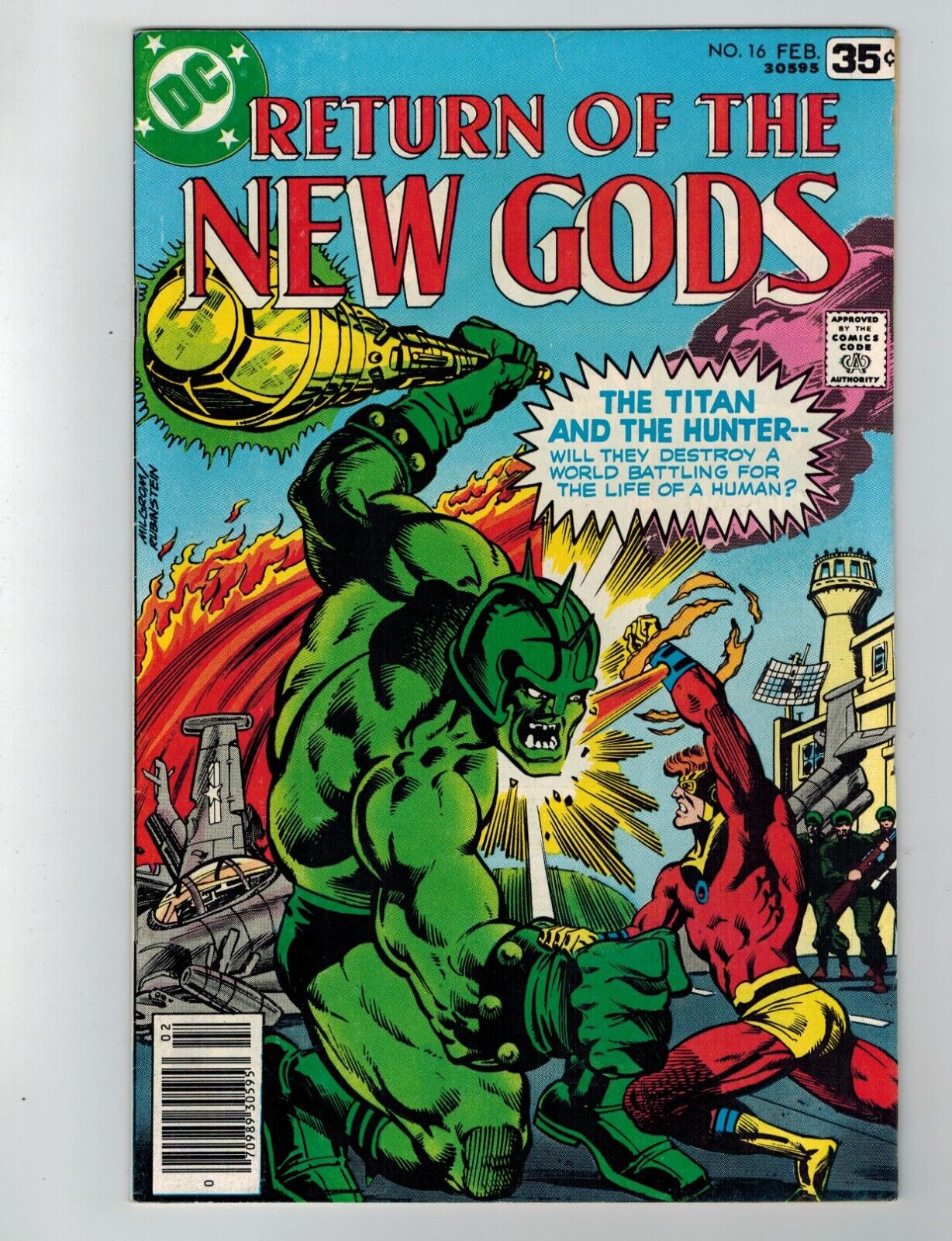 Return of the New Gods #16 Comic Book Febuary 1978 DC Comics