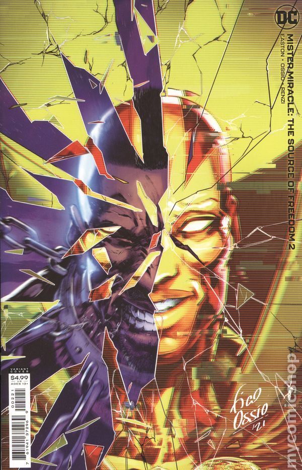Mister Miracle the Source of Freedom #2B Ossio Variant NM 2021 Stock Image