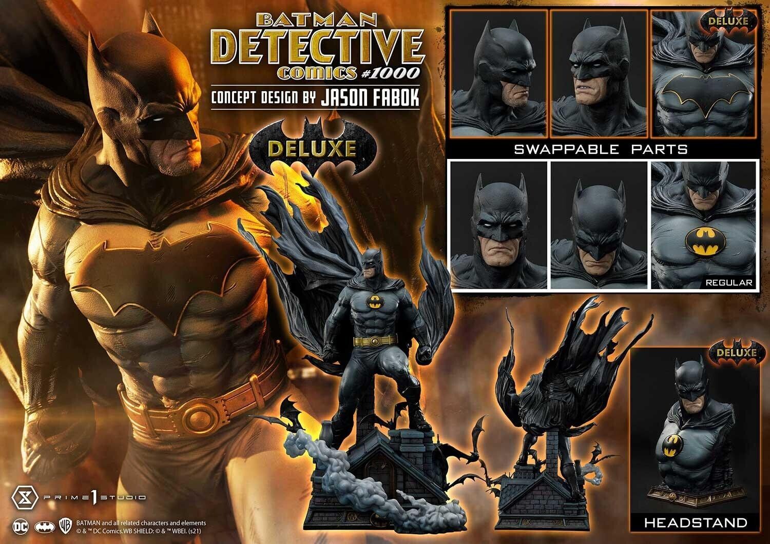 Prime 1 Studio 1/3 MMDC-50 Detective Comics Batman Deluxe Version