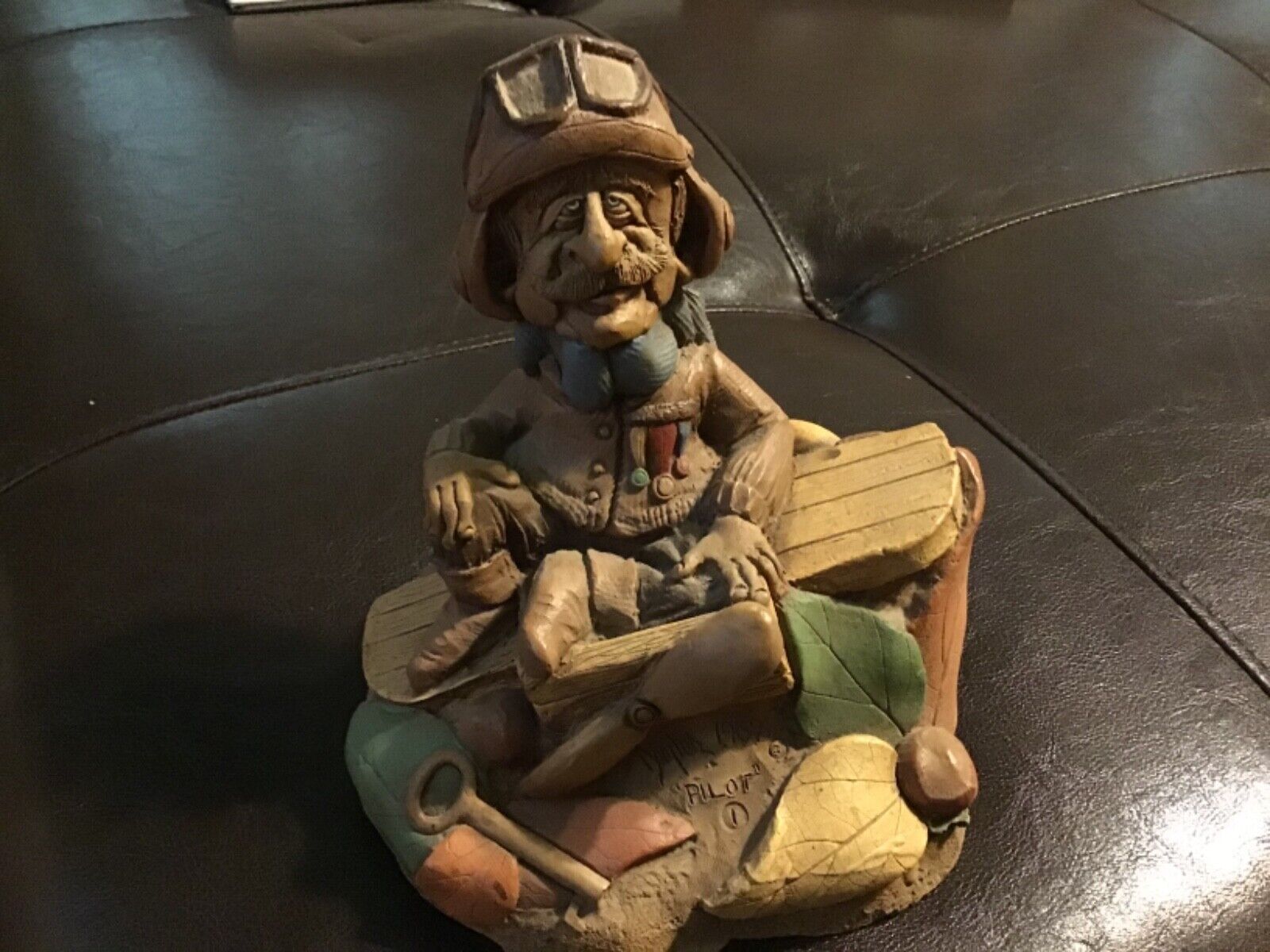 Vintage Tom Clark Gnome Pilot, 1989 Figurine, Good Condition, $8 Shipping 