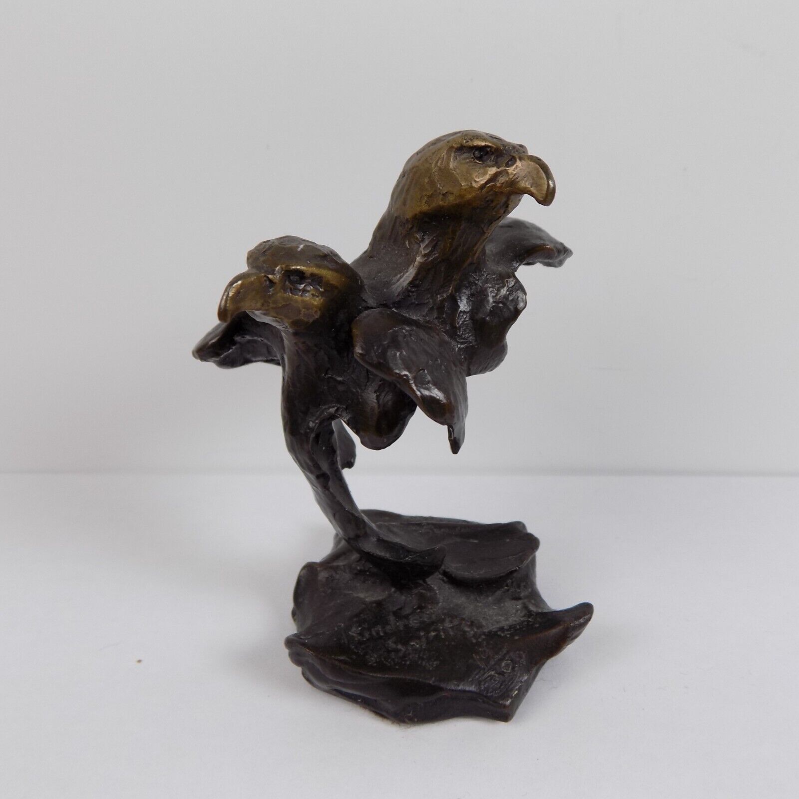 1997 Nick Ryan Bronze Sculpture Figurine Kindred Spirits Eagles #19/300