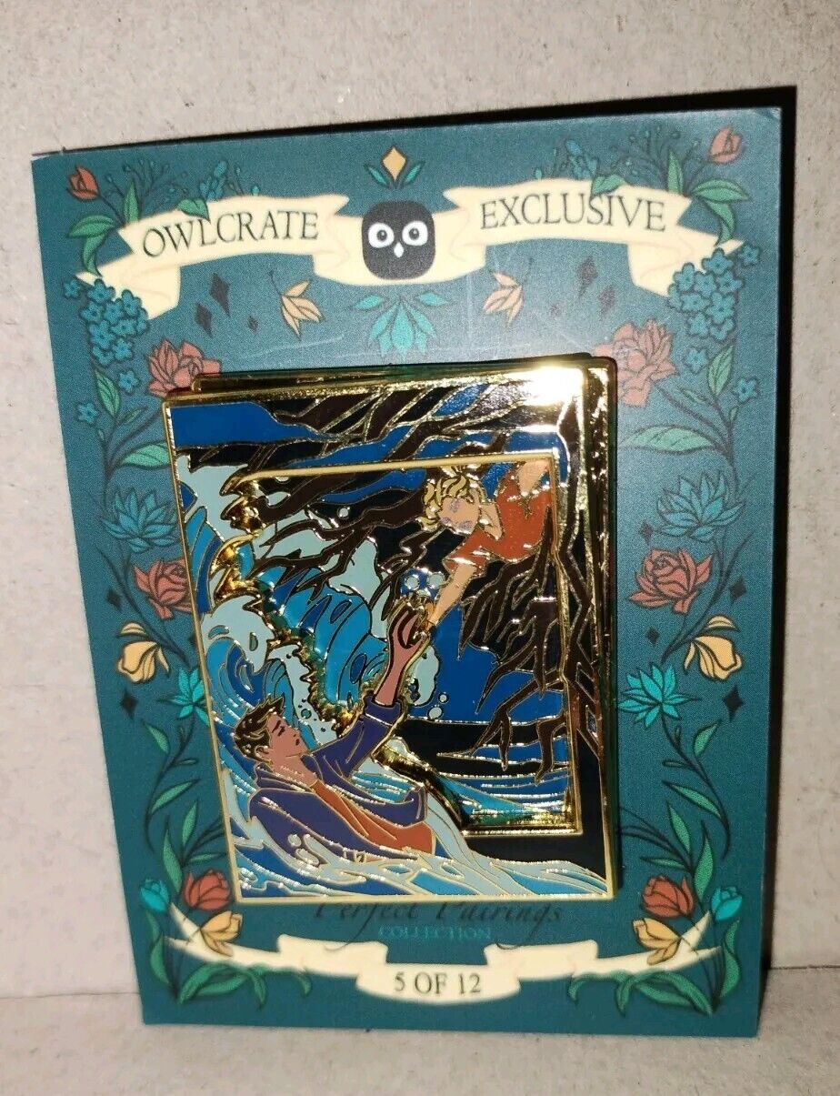 Percy Jackson Perfect Pairings Owlcrate Pin Limited Edition Rare