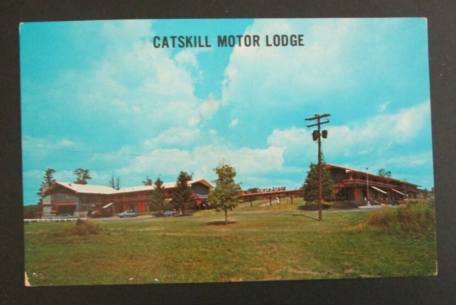 Catskill Motor Lodge Catskill NY Unposted Chrome Postcard