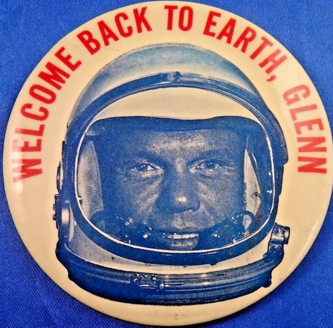 1962 Welcome Back To Earth John Glenn Astronaut NASA Space 3.5\