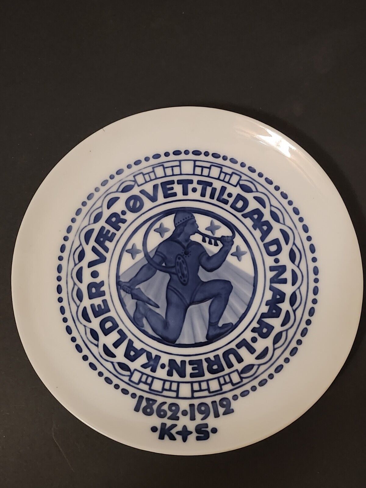 Royal Copenhagen Viking Plate  1912