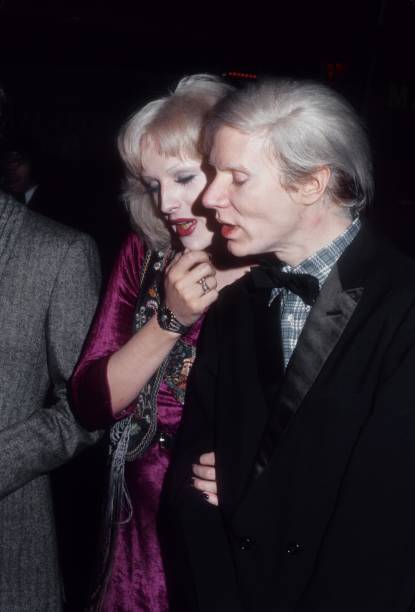 Artist Andy Warhol and trans actress Candy Darling 1971 Old Photo 1