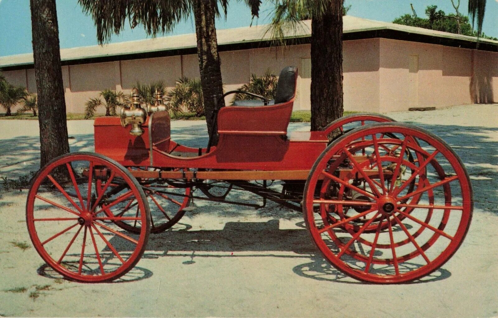1897 Duryea - Bellm Cars & Music - Sarasota Florida FL - Postcard