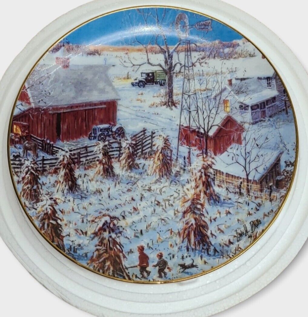 RETURN FROM THE HUNT Plate The American Farm Collection Lowell Davis Danbury 