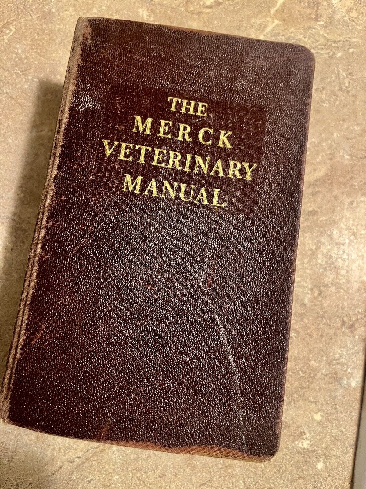 The Merck Veterinary Manual 1955 Reference Hardcover Book Animal Healthcare